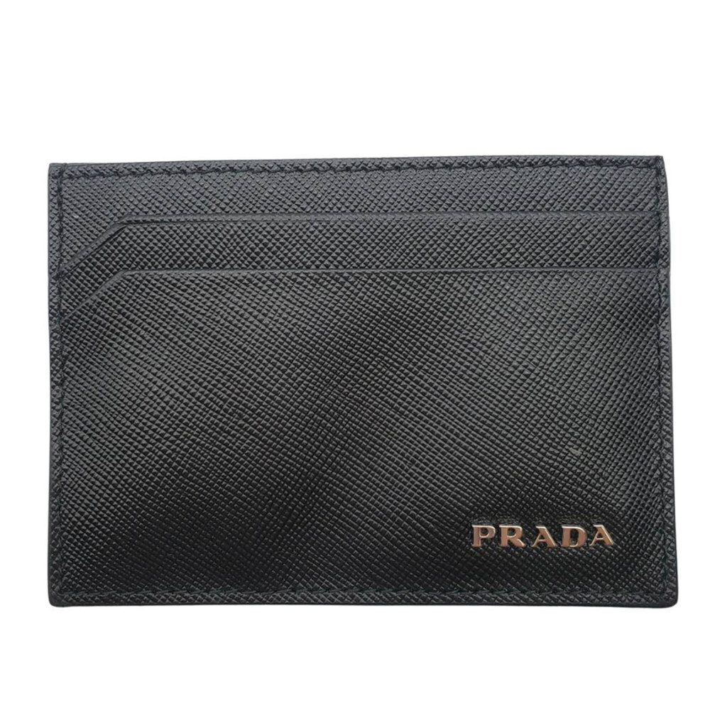 Prada PRADA Business Card Holder/Card Case for Men, Brand Name, Saffiano Leat...